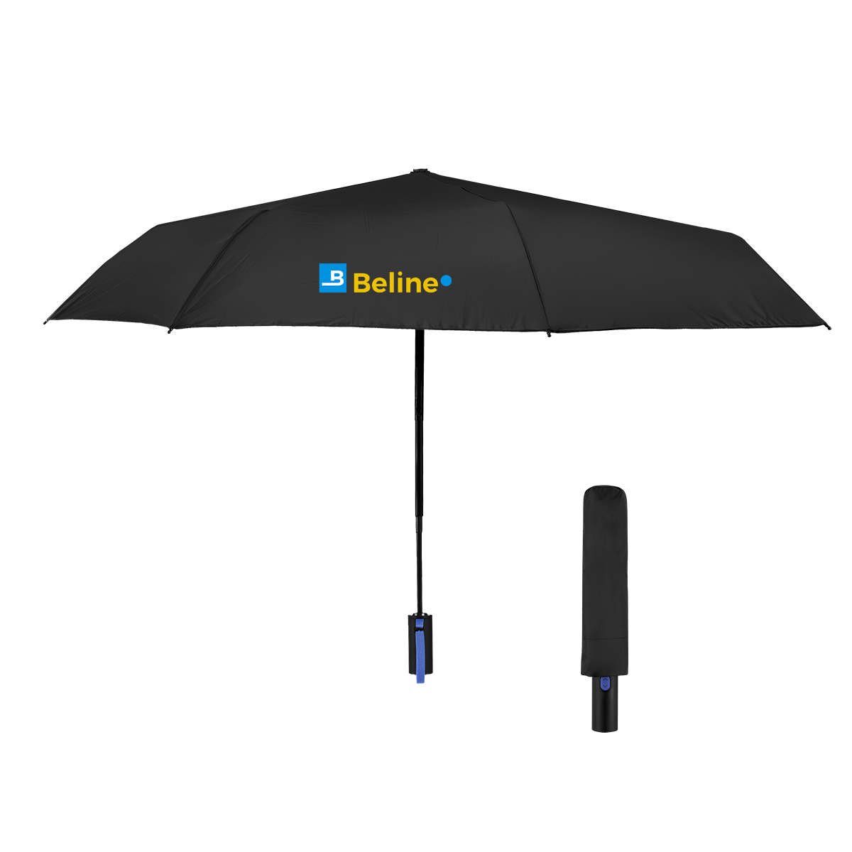 42" Arc Rpet Telescopic Folding Umbrella 1