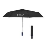 42" Arc Rpet Telescopic Folding Umbrella - 45015 BLKROY Silkscreen 42" Arc Rpet Telescopic Folding Umbrella - 45015 BLKROY Silkscreen