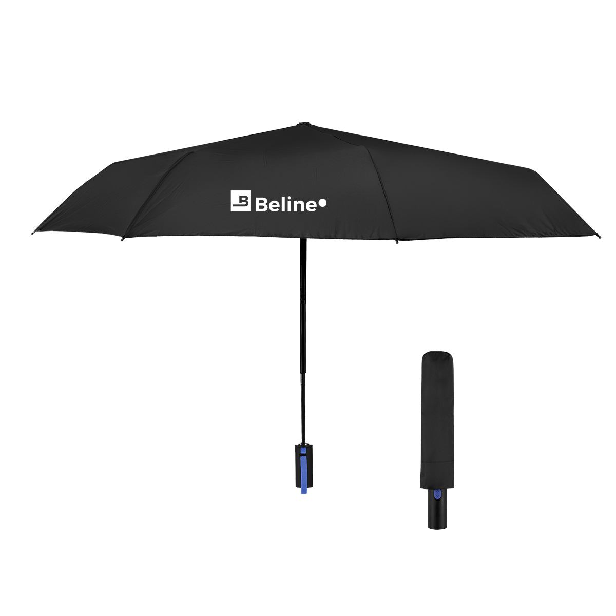 42" Arc Rpet Telescopic Folding Umbrella 1