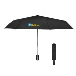 42" Arc Rpet Telescopic Folding Umbrella - 45015 BLKGRA Colorbrite 42" Arc Rpet Telescopic Folding Umbrella - 45015 BLKGRA Colorbrite