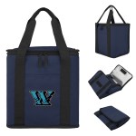 Flip 'n Chill Rpet 24 Can Foldable Cooler Bag - 35180 NAVBLK Colorbrite Flip 'n Chill Rpet 24 Can Foldable Cooler Bag - 35180 NAVBLK Colorbrite