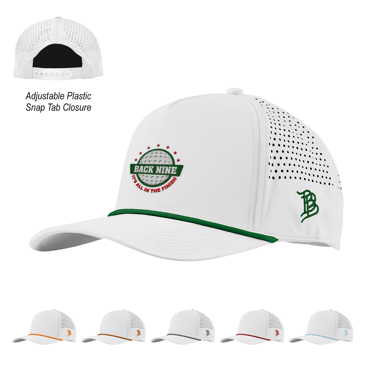 Branded Bills 545 Bare Curved Rope Cap 1