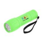 Rechargeable Rubberized Torch Light 2.0 - 25442 GRN Padprint Rechargeable Rubberized Torch Light 2.0 - 25442 GRN Padprint