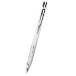 Color Story Recycled Aluminum Pen - 12064 WHTSIL Front Color Story Recycled Aluminum Pen - 12064 WHTSIL Front