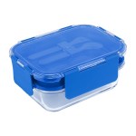 Recycled Double Decker Glass Bento Box - 75253 BLU Blank Recycled Double Decker Glass Bento Box - 75253 BLU Blank