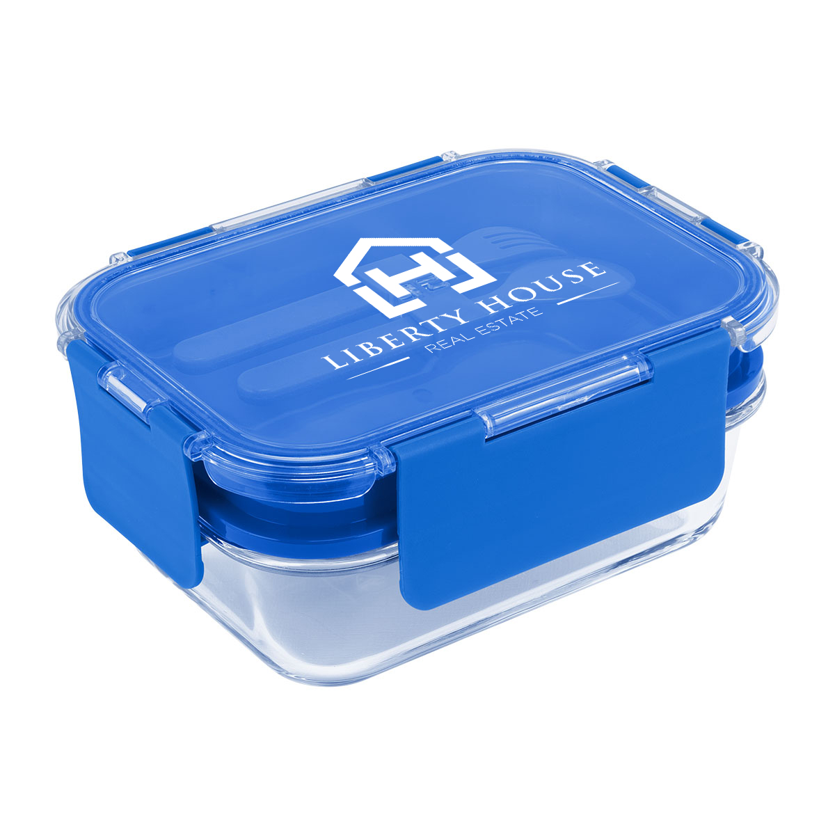 Recycled Double Decker Glass Bento Box 1