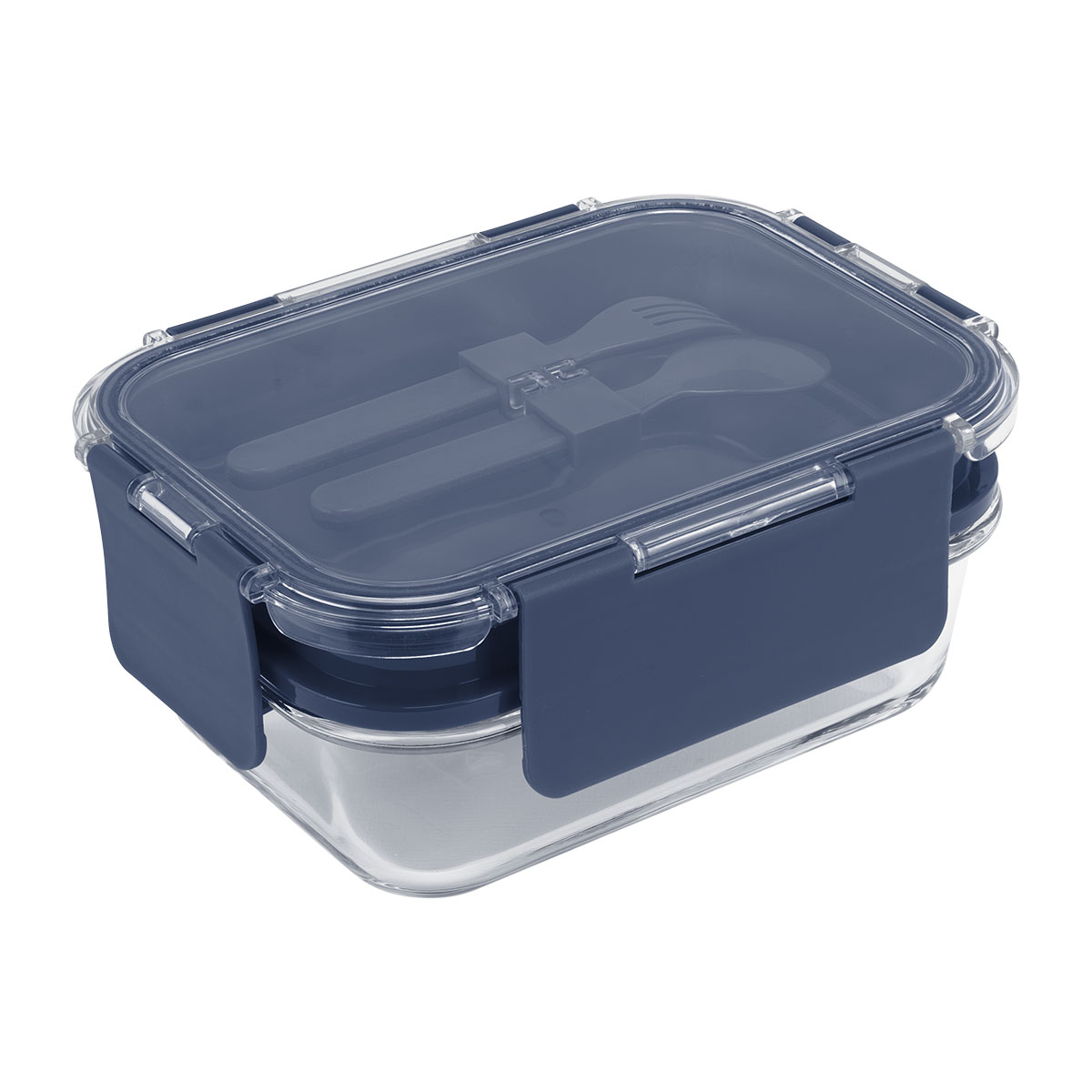Recycled Double Decker Glass Bento Box 1