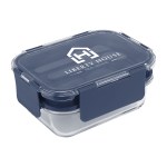 Recycled Double Decker Glass Bento Box - 75253 NAV Silkscreen Recycled Double Decker Glass Bento Box - 75253 NAV Silkscreen