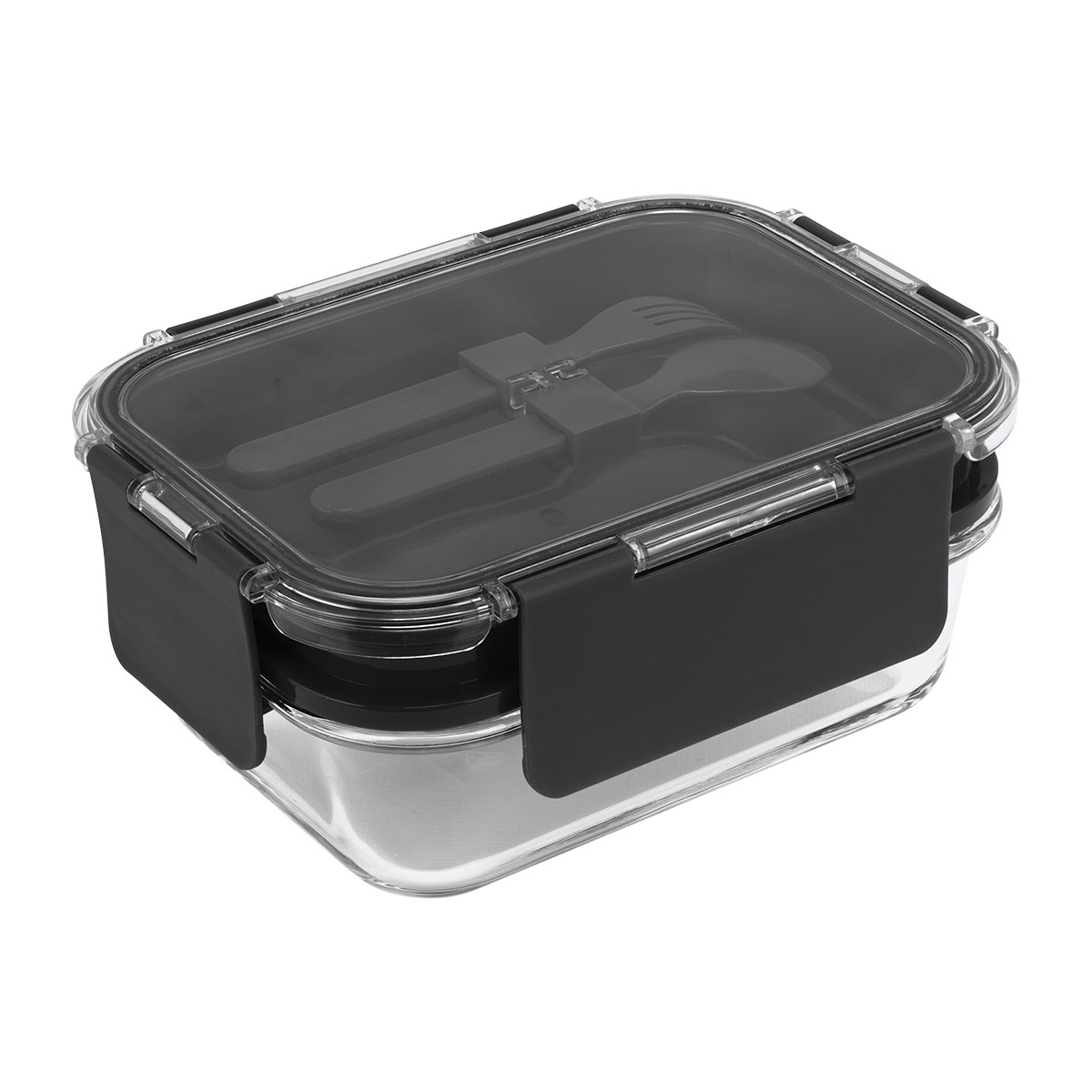 Recycled Double Decker Glass Bento Box 1