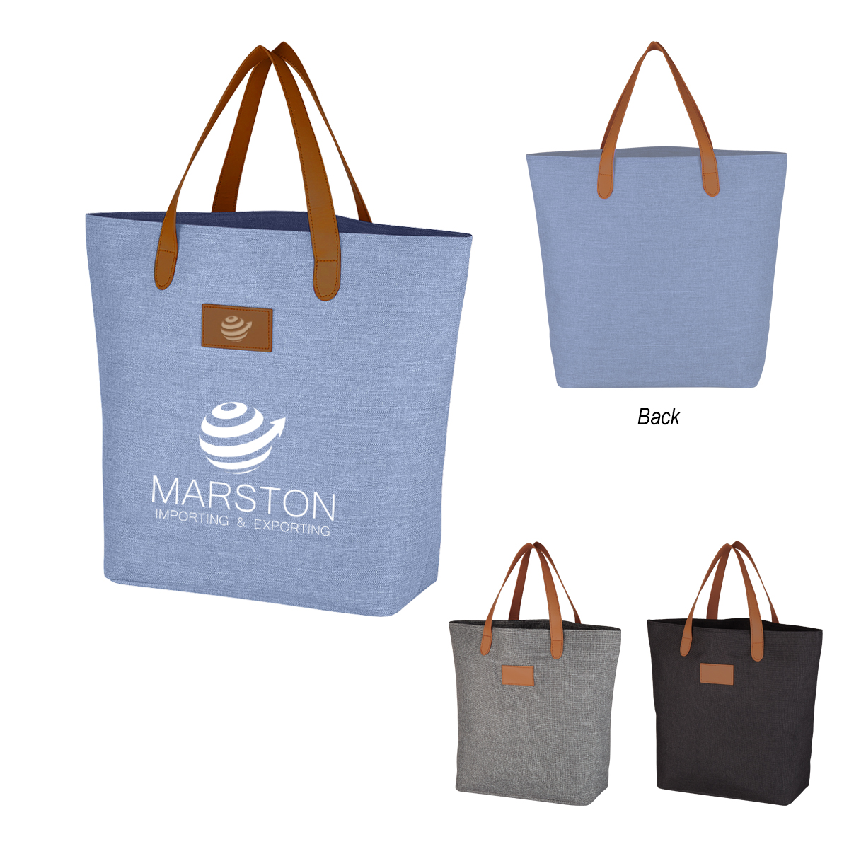 Heathered Tote Bag 1