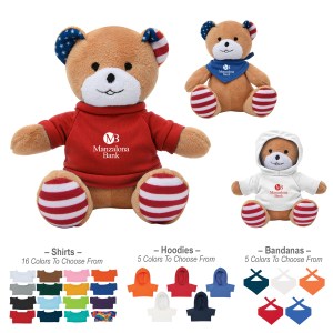 6" Patriotic Bear 1 6" Patriotic Bear 1