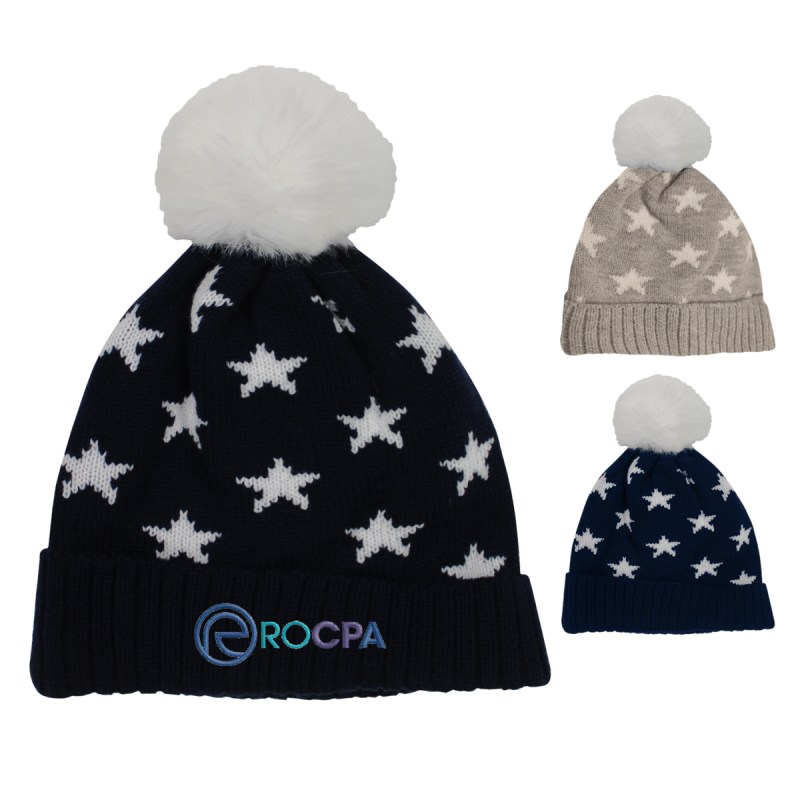 Star Pom Beanie 1 Star Pom Beanie 1