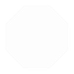 Octagon Paper Coaster - 2204 WHT 4CP Octagon Paper Coaster - 2204 WHT 4CP