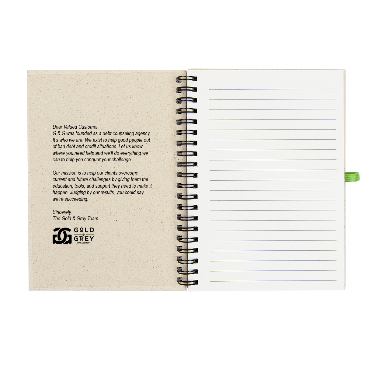 Natural Paper Spiral Notebook 1