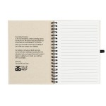 Natural Paper Spiral Notebook - 65034 NATBLK InsideCover Padprint Natural Paper Spiral Notebook - 65034 NATBLK InsideCover Padprint