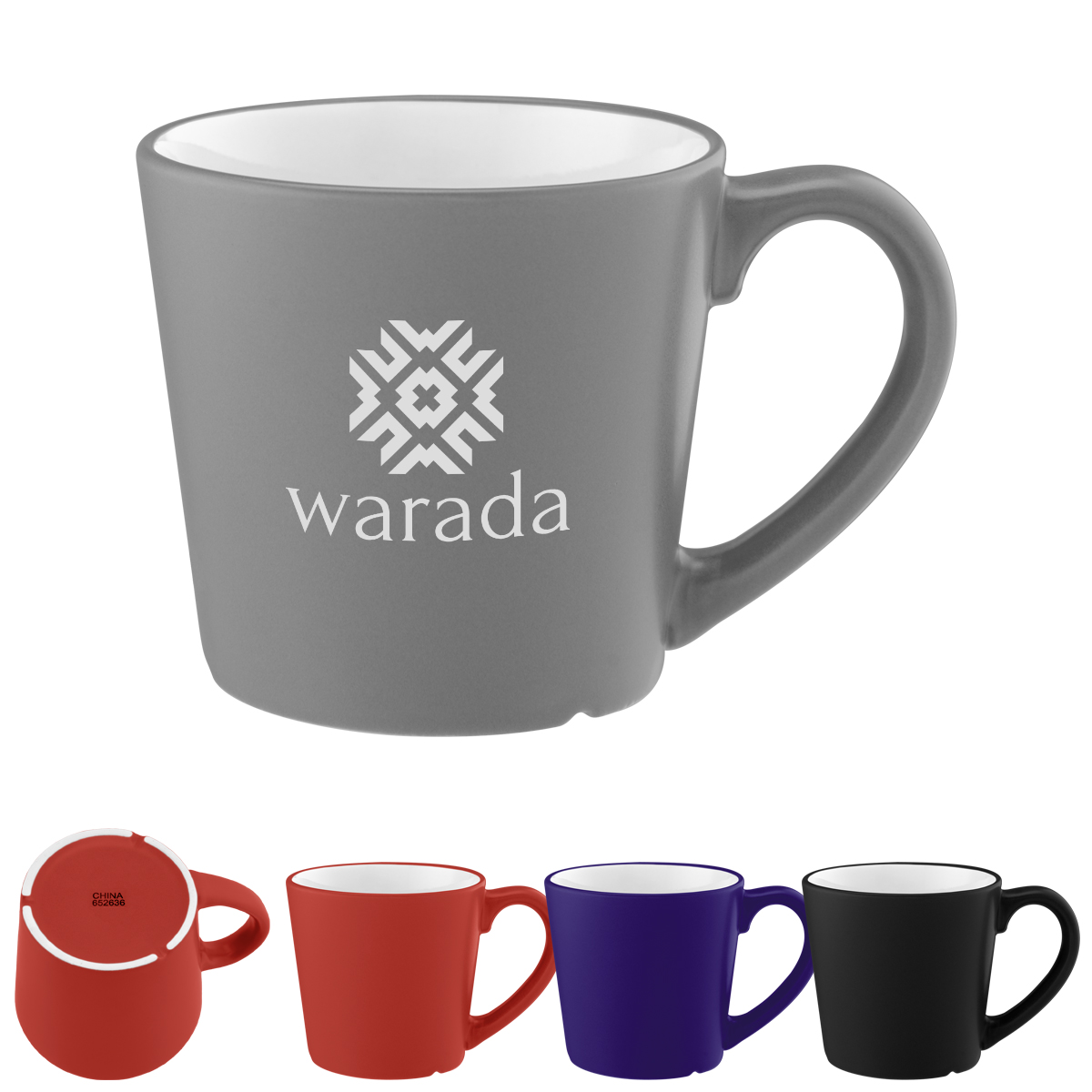 12 Oz. Mercer Matte Ceramic Mug 1