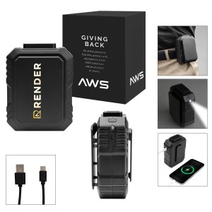 Aws Ul Listed 5,000 Mah Power Bank And Fan With Clip 1 Aws Ul Listed 5,000 Mah Power Bank And Fan With Clip 1