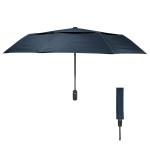 42" Telescopic Folding Umbrella With 100% Rpet Canopy - 45019 NAV Blank 42" Telescopic Folding Umbrella With 100% Rpet Canopy - 45019 NAV Blank