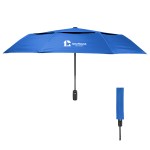 42" Telescopic Folding Umbrella With 100% Rpet Canopy - 45019 ROY Silkscreen 42" Telescopic Folding Umbrella With 100% Rpet Canopy - 45019 ROY Silkscreen