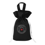 Goodie Drop Recycled Non-woven Gift Sack - 30224 BLK Colorbrite Goodie Drop Recycled Non-woven Gift Sack - 30224 BLK Colorbrite