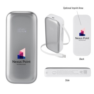 10,000 Mah Power Bank With Retractable Type-c Cable 1 10,000 Mah Power Bank With Retractable Type-c Cable 1