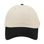 Branded Bills 525-01x Bare Curved Performance Cotton Canvas Dad Cap - 15091 BEGBLK Front Branded Bills 525-01x Bare Curved Performance Cotton Canvas Dad Cap - 15091 BEGBLK Front