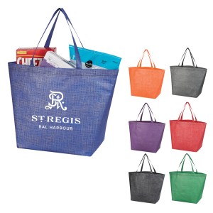 Crosshatch Non-woven Tote Bag 1 Crosshatch Non-woven Tote Bag 1