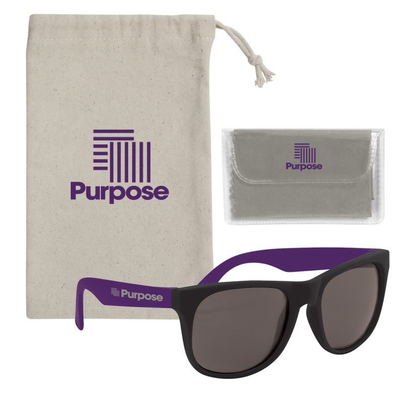 Rubberized Sunglasses With Microfiber Cloth And Pouch 1 Rubberized Sunglasses With Microfiber Cloth And Pouch 1