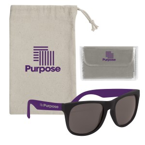 Rubberized Sunglasses With Microfiber Cloth And Pouch 1 Rubberized Sunglasses With Microfiber Cloth And Pouch 1
