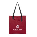 Swoop Heathered Rpet Tote Bag - 30147 HEARED Silkscreen Swoop Heathered Rpet Tote Bag - 30147 HEARED Silkscreen