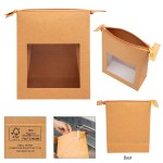 Kraft Paper Zippered Pouch 2 Kraft Paper Zippered Pouch 2