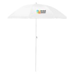 70" Arc Beach Umbrella - 45012 WHT Colorbrite 70" Arc Beach Umbrella - 45012 WHT Colorbrite