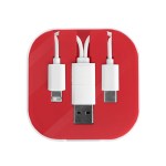 3-in-1 Charging Cable With Phone Stand 2.0 - 29332 RED Blank 3-in-1 Charging Cable With Phone Stand 2.0 - 29332 RED Blank