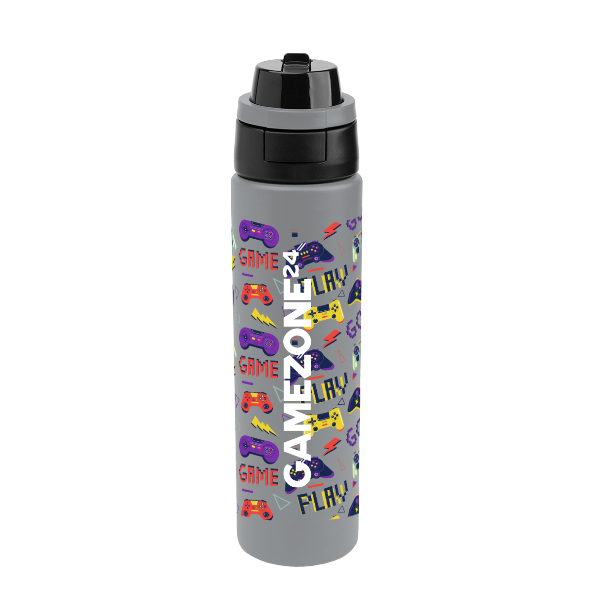 24 Oz. Full Color Pop Sip & Chug Recycled Stainless Steel Bottle 1