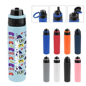24 Oz. Full Color Pop Sip & Chug Recycled Stainless Steel Bottle 1 24 Oz. Full Color Pop Sip & Chug Recycled Stainless Steel Bottle 1