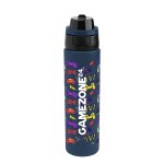 24 Oz. Full Color Pop Sip & Chug Recycled Stainless Steel Bottle - 550431 NAVBLK Megabrite 24 Oz. Full Color Pop Sip & Chug Recycled Stainless Steel Bottle - 550431 NAVBLK Megabrite