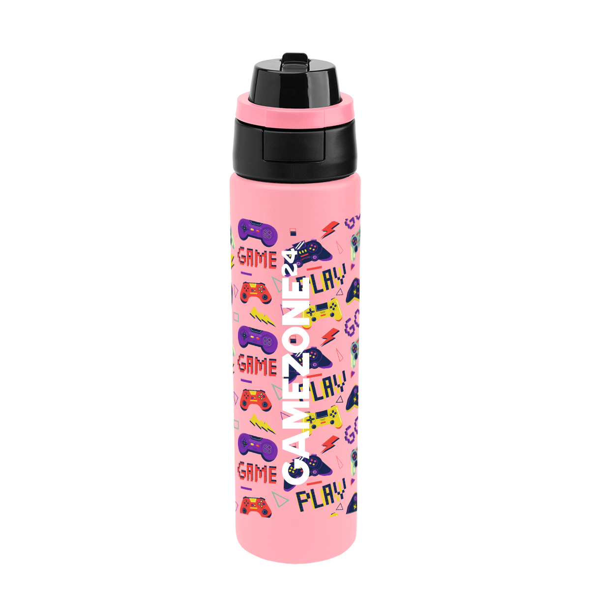 24 Oz. Full Color Pop Sip & Chug Recycled Stainless Steel Bottle 1