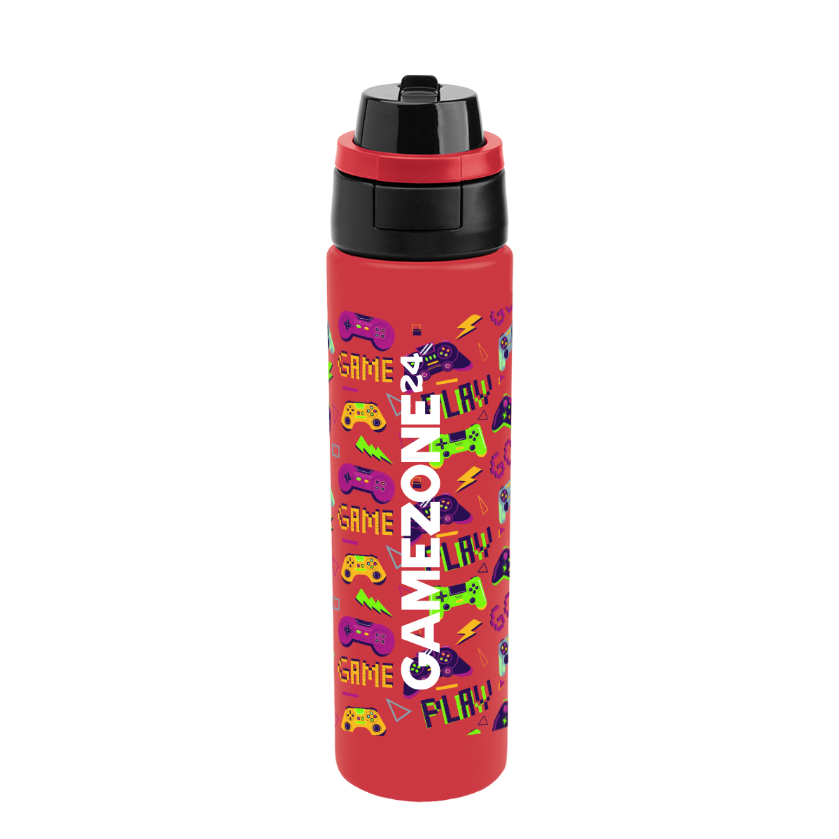 24 Oz. Full Color Pop Sip & Chug Recycled Stainless Steel Bottle 1