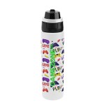 24 Oz. Full Color Pop Sip & Chug Recycled Stainless Steel Bottle - 550431 WHTBLK Megabrite 24 Oz. Full Color Pop Sip & Chug Recycled Stainless Steel Bottle - 550431 WHTBLK Megabrite
