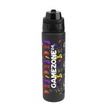 24 Oz. Full Color Pop Sip & Chug Recycled Stainless Steel Bottle - 550431 BLKBLK Megabrite 24 Oz. Full Color Pop Sip & Chug Recycled Stainless Steel Bottle - 550431 BLKBLK Megabrite