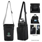 Endurance Magnetic Drawstring Bottle Bag - 30212 BLK Colorbrite Endurance Magnetic Drawstring Bottle Bag - 30212 BLK Colorbrite