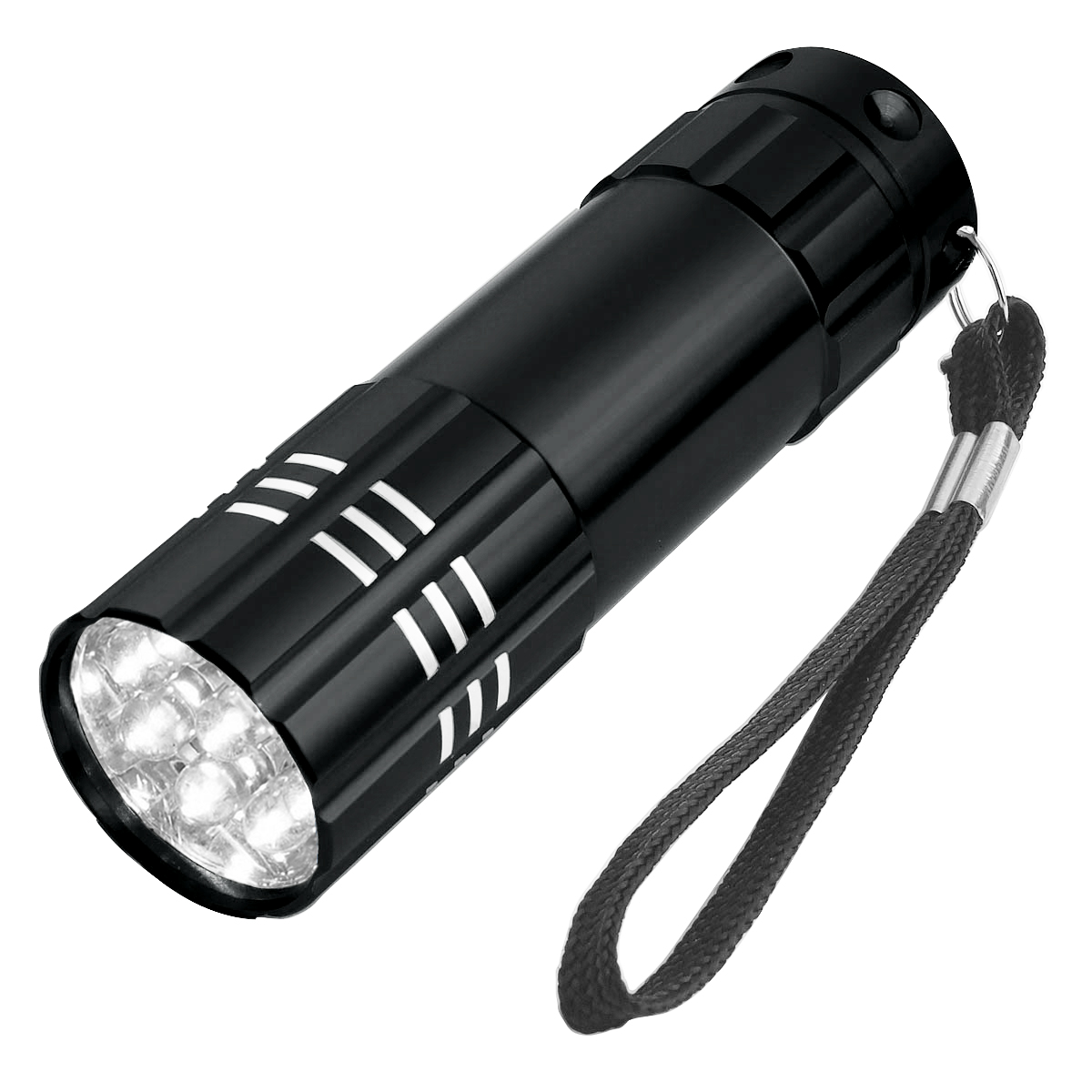 Aluminum Led Flashlight With Strap 1