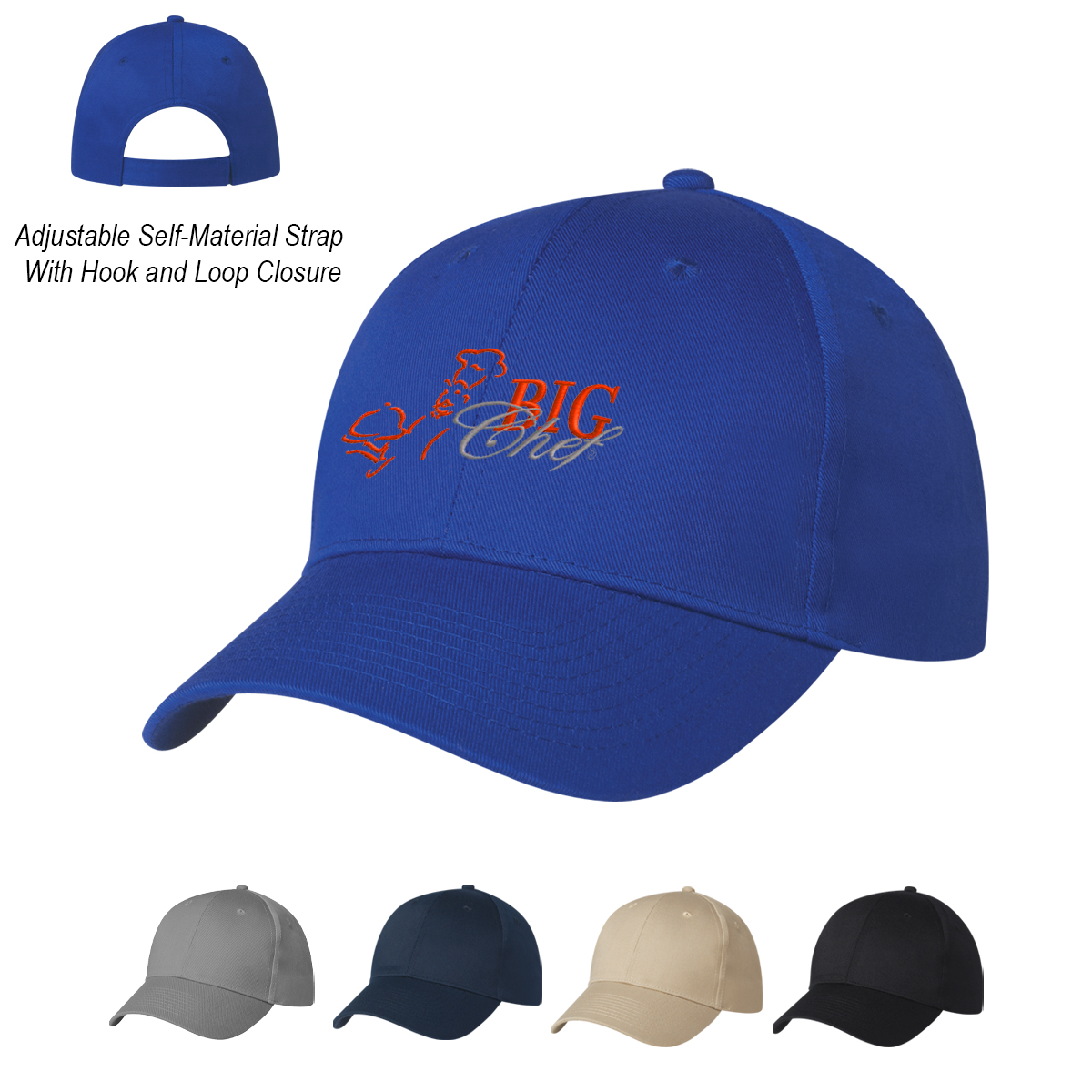 6 Panel Polyester Cap 1