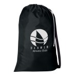 Drawstring Utility Bag - 3170 BLK Silkscreen Drawstring Utility Bag - 3170 BLK Silkscreen