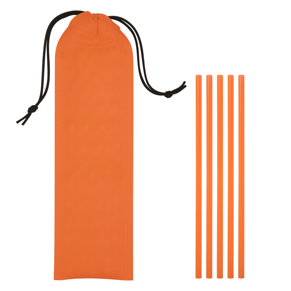 5-pack On The Go Straws With Pouch 1
