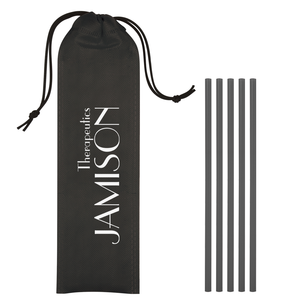 5-pack On The Go Straws With Pouch 1