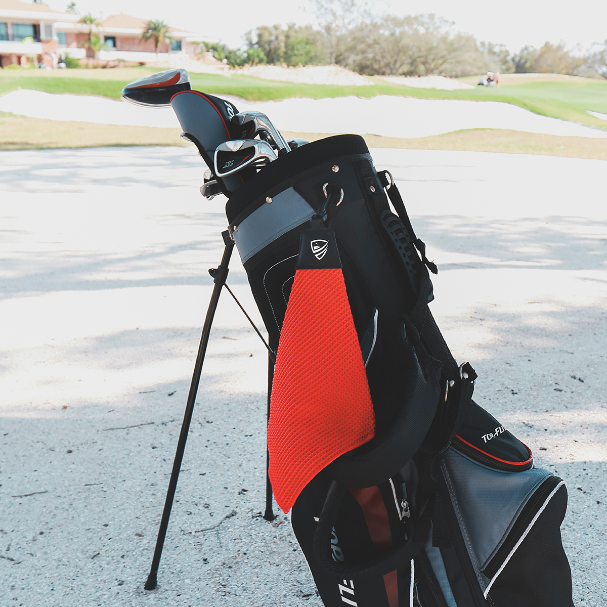 Grip Dry Waffle Golf Towel 1