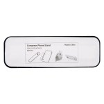 Phone Stand With Finger Loop - 2934 BLKWHT Digibrite Phone Stand With Finger Loop - 2934 BLKWHT Digibrite