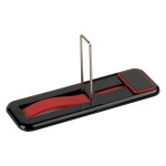 Phone Stand With Finger Loop - 2934 BLKWHT Silkscreen Phone Stand With Finger Loop - 2934 BLKWHT Silkscreen