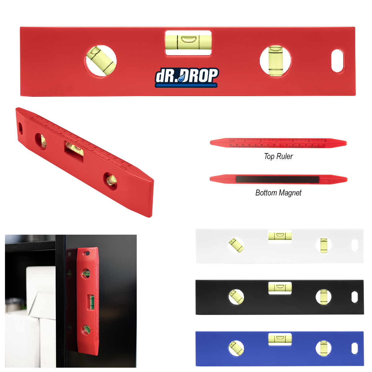 6" Ruler With Level 1